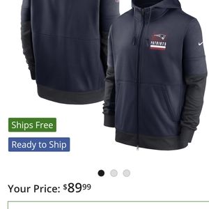 XL New England Patriots Dri fit hoodie